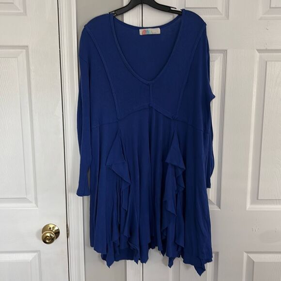 Free People beach blue Tunic size small 27-3 - Picture 1 of 3